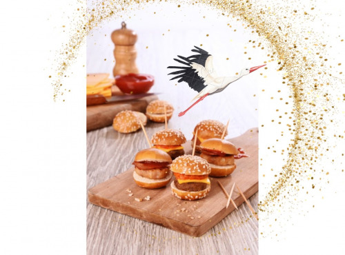 Traiteur Gourmet d'Alsace - Mini Burger Bretzel X20