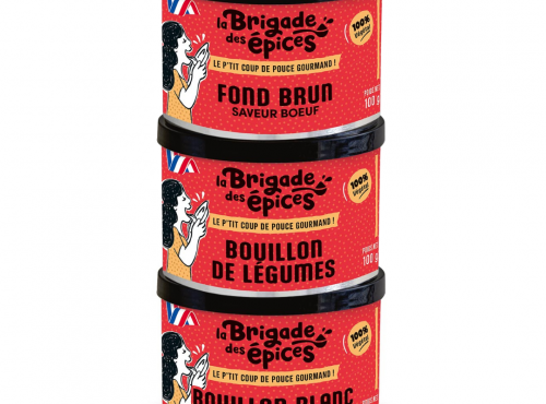 La Brigade des Epices - Lot de 3 Fond et bouillons 100% Végétal