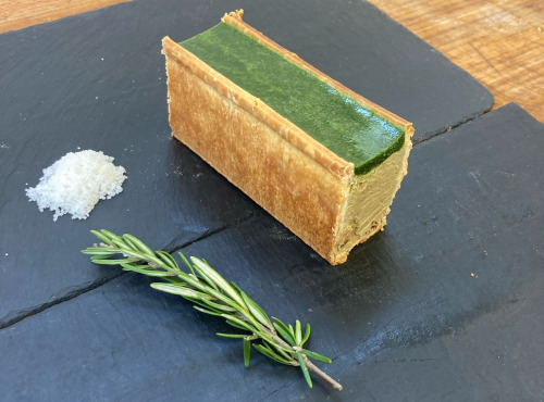 Elevage Les Blancs de l'Ouest - Mini pâté en croûte - Mousse de foie au canard, romarin - 10 tranches