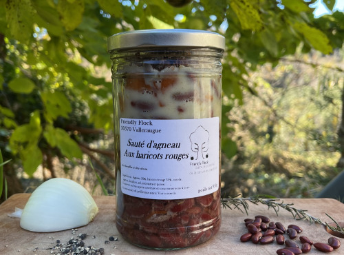 Elevage Friendly Flock - Sauté d'agneau nourris 100% à l'herbe, aux haricots rouge