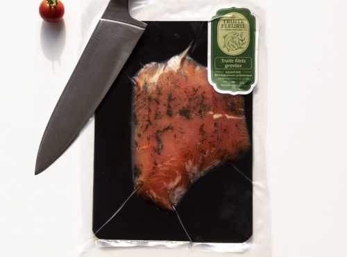 La Truite Fleurie - Truite gravlax ciboulette 120 à 130g