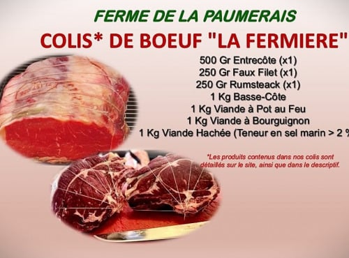 Ferme de la Paumerais - COLIS DE BOEUF "LA FERMIERE" - 5 Kg