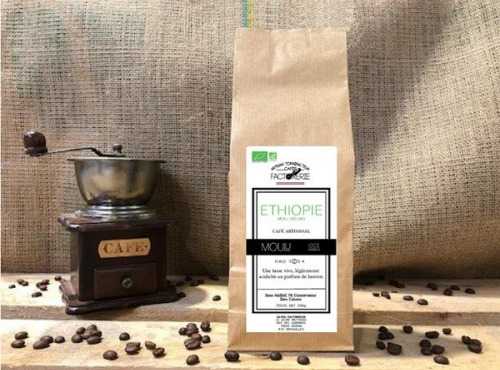 Cafés Factorerie - Café Ethiopie Moka Sidamo Bio MOULU - 250g