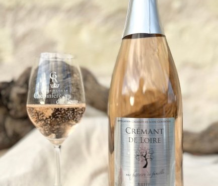 Domaine de la Chopinière du Roy - Crémant de Loire Rosé Dry, Fines Bulles et Fruité  AOP - 6x75 cl