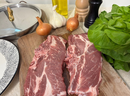 L’Echo Paysan - Côte de porc échine du Cantal sans os 3 x2