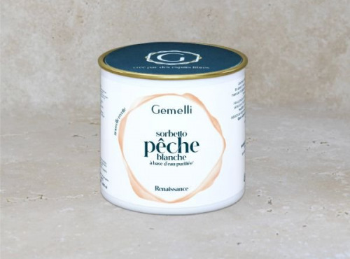 Gemelli - Gelati & Sorbetti - Sorbet Pêche Blanche 100ml