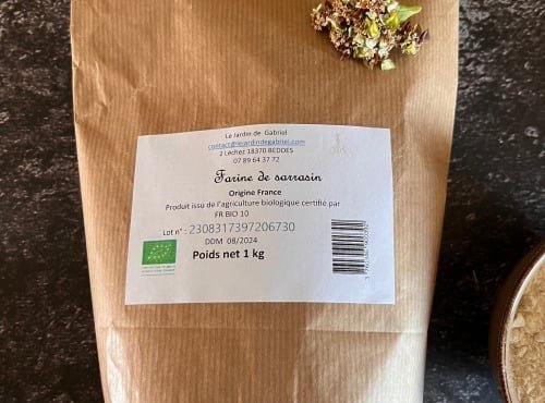 Les Graines de Louise - Farine de sarrasin 1kg (lot de 5)