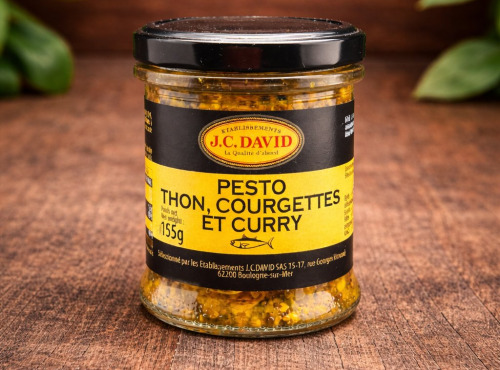 Etablissements JC David - Pesto tho, Courgettes et curry