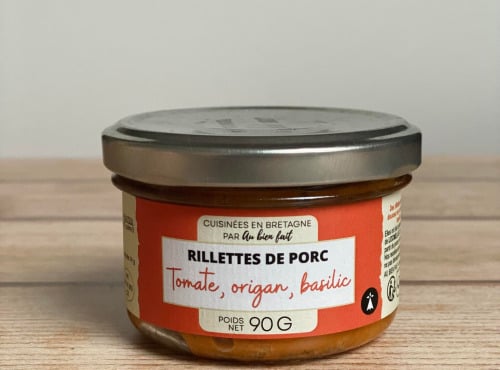 Au Bien Fait - Rillettes Tomate, Origan, Basilic - 90g