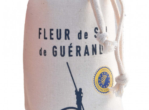 Artisans du Sel - Fleur de Sel de Guérande dans son sachet en coton