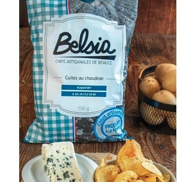 Chips BELSIA - Chips artisanales au Roquefort