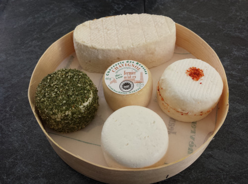 Les Délices de la Chèvrerie - Plateau De 5 Fromages de Chèvres