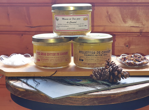 La Ferme du Rigola - Lot Foie gras et ses déclinaisons - 3 boîtes