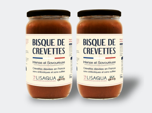 Lisaqua - [Précommande] Bisque de crevettes Lisaqua - lot de 2 bocaux