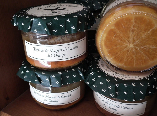 Les Moulins Aufiés - Terrine de magret de canard  à l'orange 180g