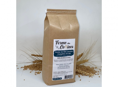 La Ferme des Collines - Farine Complète Blés Anciens 1kg
