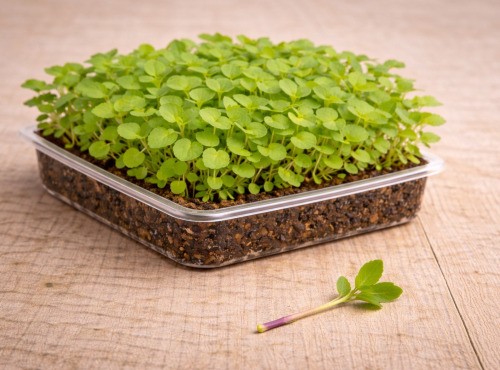 Nature et Saveurs - Ferme Aquaponique et Permacole Astérienne - Micropousses d'agastache coupées - 20g
