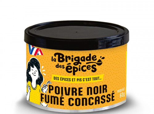 La Brigade des Epices - Poivre noir fumé concassé - 60g
