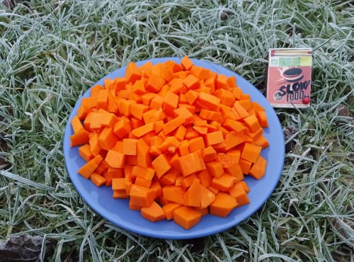 LES JARDINS DE KARINE - Courge Butternut surgelée en morceaux - 1kg