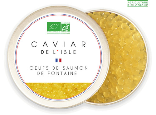 Caviar de l'Isle - Oeufs de saumon de fontaine 50g - Caviar de l'Isle