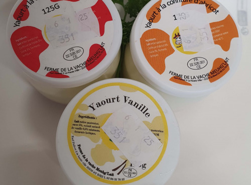 Ferme de la Paumerais - YAOURT A LA VANILLE (x1) - 125 Gr