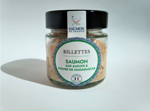 Saumon de France - Rillettes de Saumon de France aux algues et au poivre de Madagascar