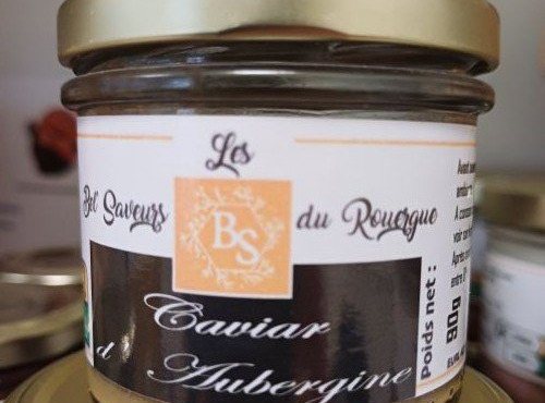 Les Bel' saveurs du Rouergue - CAVIAR D AUBERGINE 90 GR