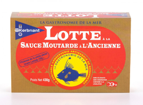 SARL Kerbriant ( Conserverie ) - Lotte sauce moutarde à l'Ancienne - 430g