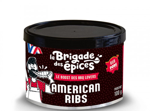 La Brigade des Epices - AMERICAN RIBS - Assaisonnement pour le porc - Paprika fumé et herbes - 100g