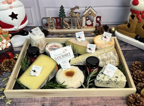 Fromage Gourmet - Plateau de Fromage 100% Noël - 12 à 15 personnes