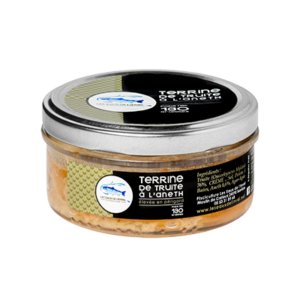 Pisciculture des eaux de l'Inval - 12 Terrines de Truite à l'Aneth - 130 gr