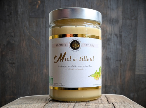 Elevage de Cochons en Forêt et Produits du Terroir Jurassien - Miel de Tilleul - Bio - 500g
