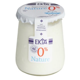 Bastidarra - Ekia - Yaourt 0% Nature - 4 Pots