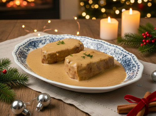 Maison Lascours - [Précommande] Épaule de Porcelet rôtie au Jus Corsé à la Bière & Sirop d'Érable - 2 personnes