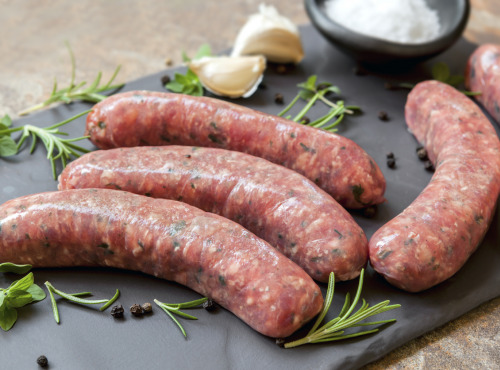 Ferme de Carcouet - Saucisses de Porc Bio Plein Air - 1 kg