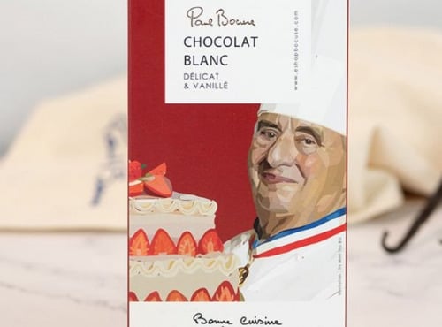 Les Produits Paul Bocuse - Tablette chocolat blanc 100g