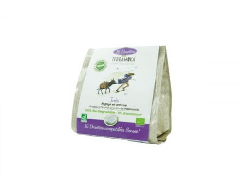 TERRAMOKA - Café INES x16 dosettes  type Senseo