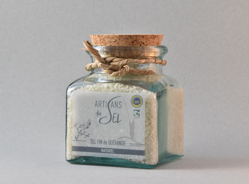 Artisans du Sel - Bocal de Sel de Guérande en Verre 200g