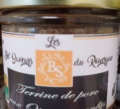 Les Bel' saveurs du Rouergue - TERRINE DE PORC AUX OIGNONS CONFITS