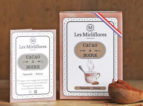 Les Mirliflores - Cacao à boire - Cannelle Poivre - 90g