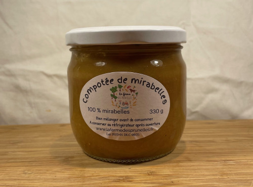 La Ferme des Prun'Elles - Compote De Mirabelles