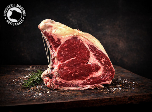 Boucherie Moderne - Côte de bœuf Galloway maturée - 1,25kg