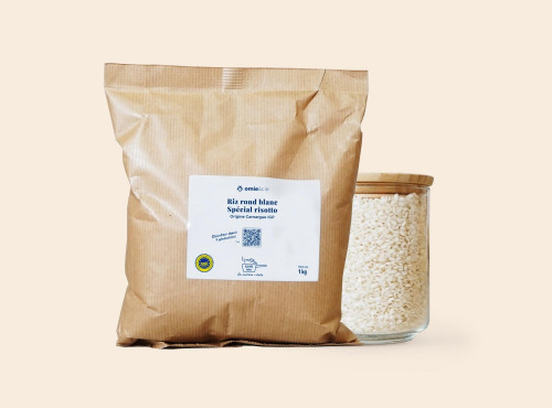 Omie - DESTOCKAGE - Riz rond & spécial risotto de Camargue - 1 kg