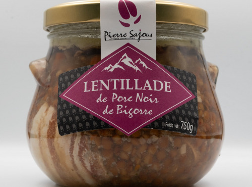 Atelier Pierre Sajous - Lentillade de Porc Noir de Bigorre 750g