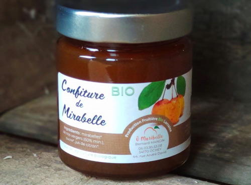 O Maribelle - Confiture de Mirabelle BIO - 250g