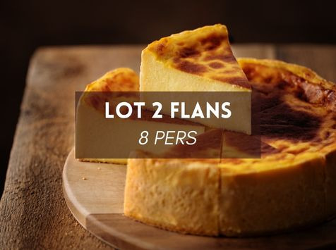 Maison Héron père et filles - Lot de 2 flans 8 personnes