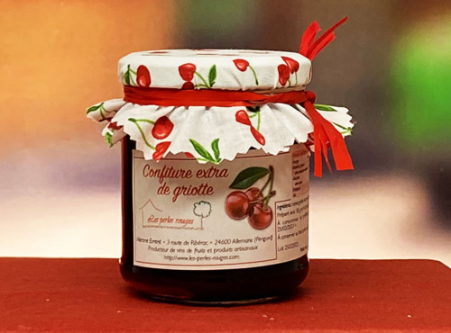 Les Perles Rouges - Confiture Extra De Cerise Griotte