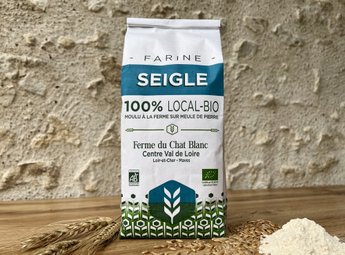 Ferme du Chat Blanc - Farine de Seigle Bio - 750g