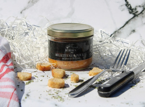 Ferme bordes - Rillettes de poulet au piment béarnais bio x2
