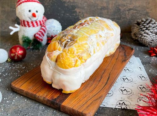 Maison Lascours - [Précommande] Rôti de Chapon farci aux Champignons Forestiers - 2 kg